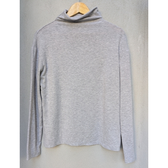 Aritzia Wilfred Free Lounge Mockneck Pullover - Lightweight Soft Minimalist - S - Picture 4 of 7